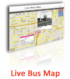 Live bus map.